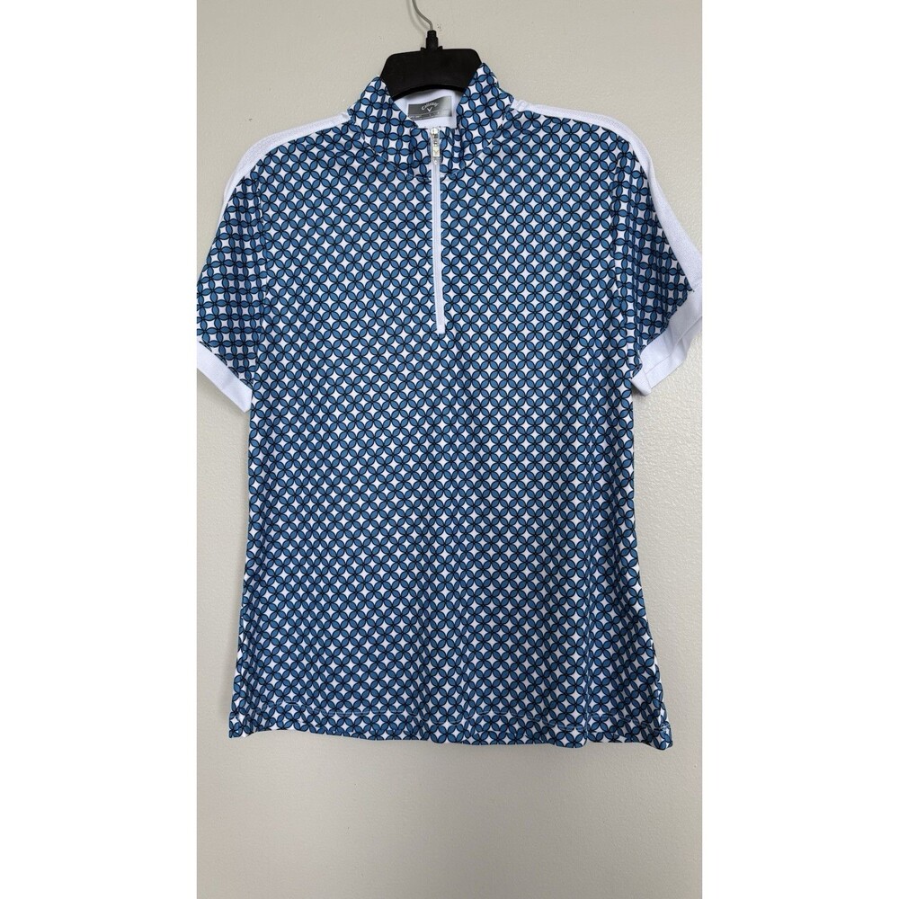 Callaway Opti Dri Women’s Sz L  Golf/Polo Top Sea Star Print